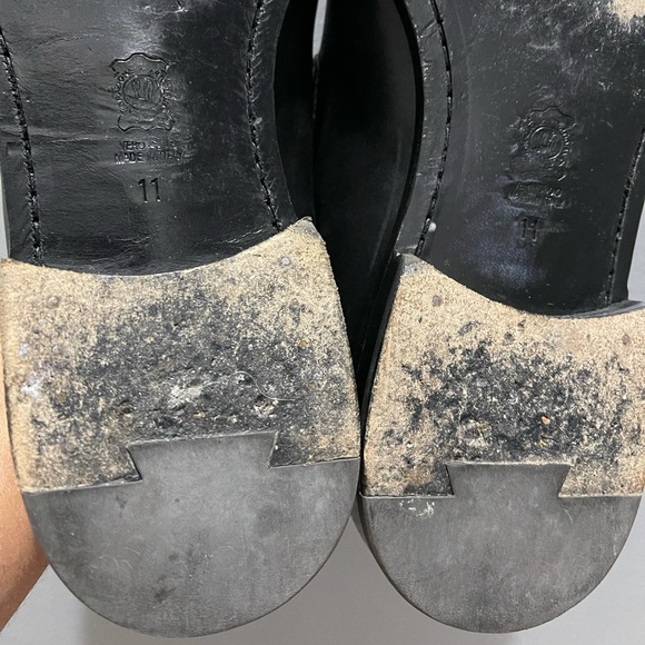 Barney’s New York Slip on Black Sz 11 M - Picture 6 of 11